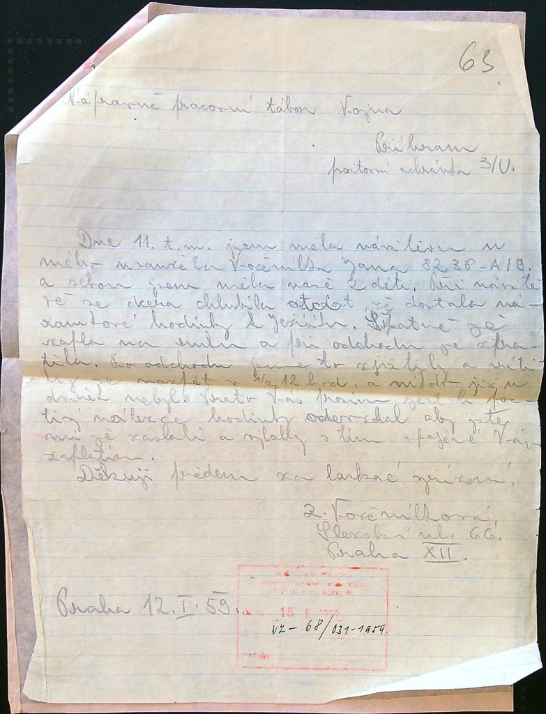 Voženílek Osobní Vězeňský Spis (74)