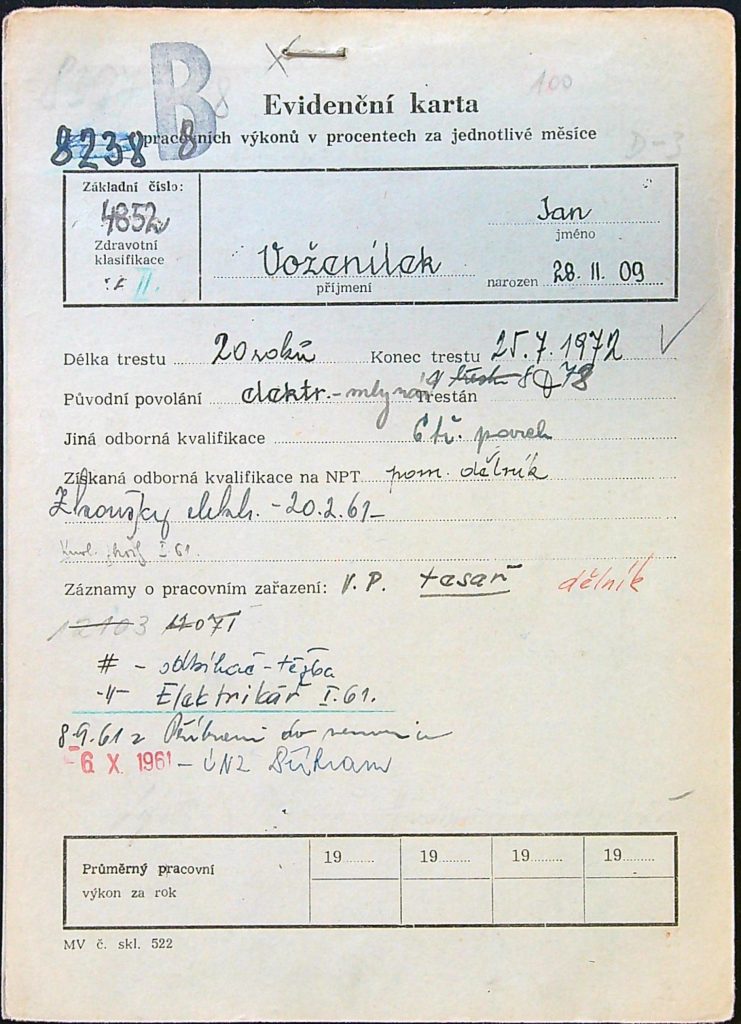 Voženílek Osobní Vězeňský Spis (88)