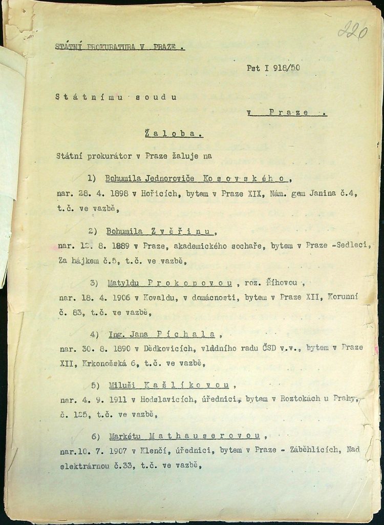 Žaloba Státního Prokurátora Pst I 918 50 (1)