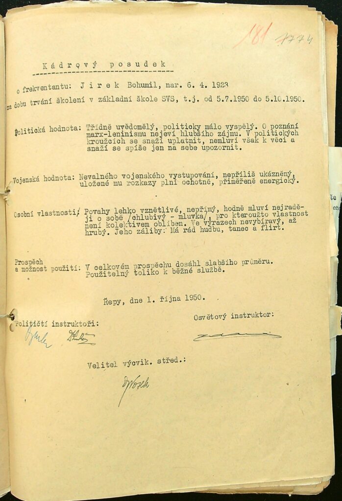 Jírek Kádrové Posudky (4)