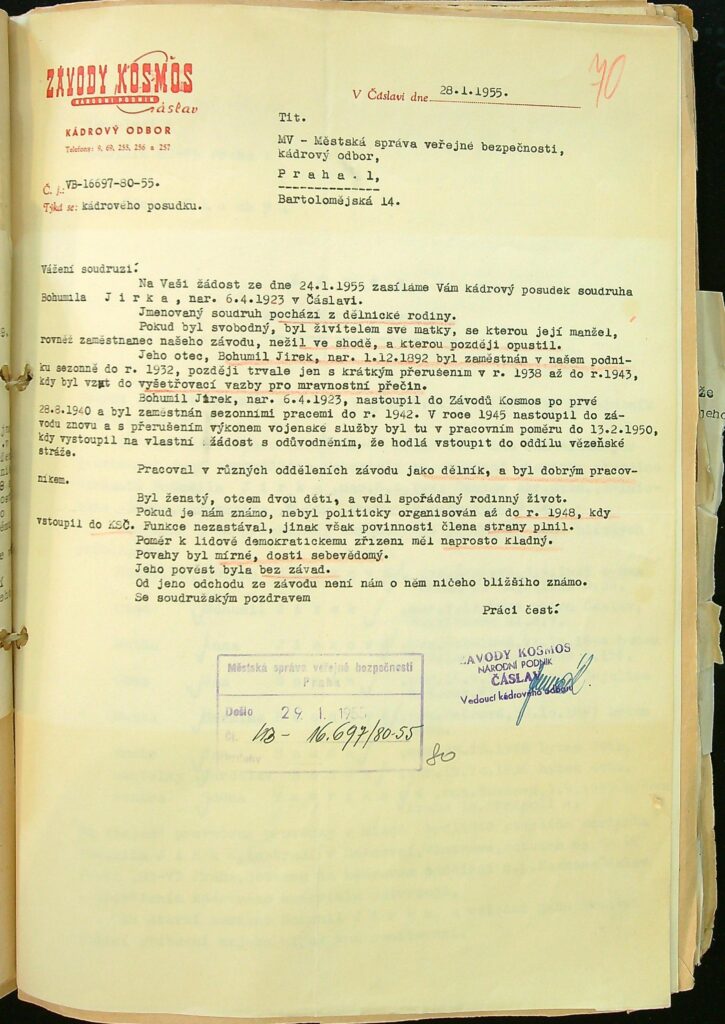 Jírek Kádrové Posudky (6)