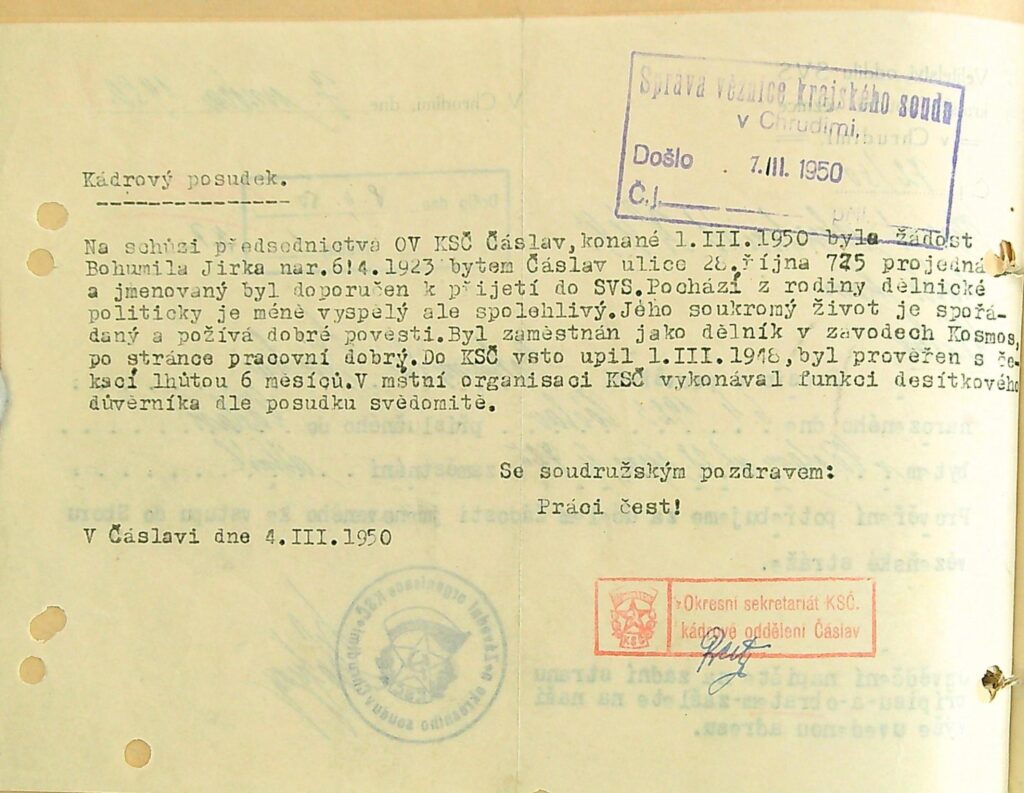 Jírek Kádrové Posudky (2)