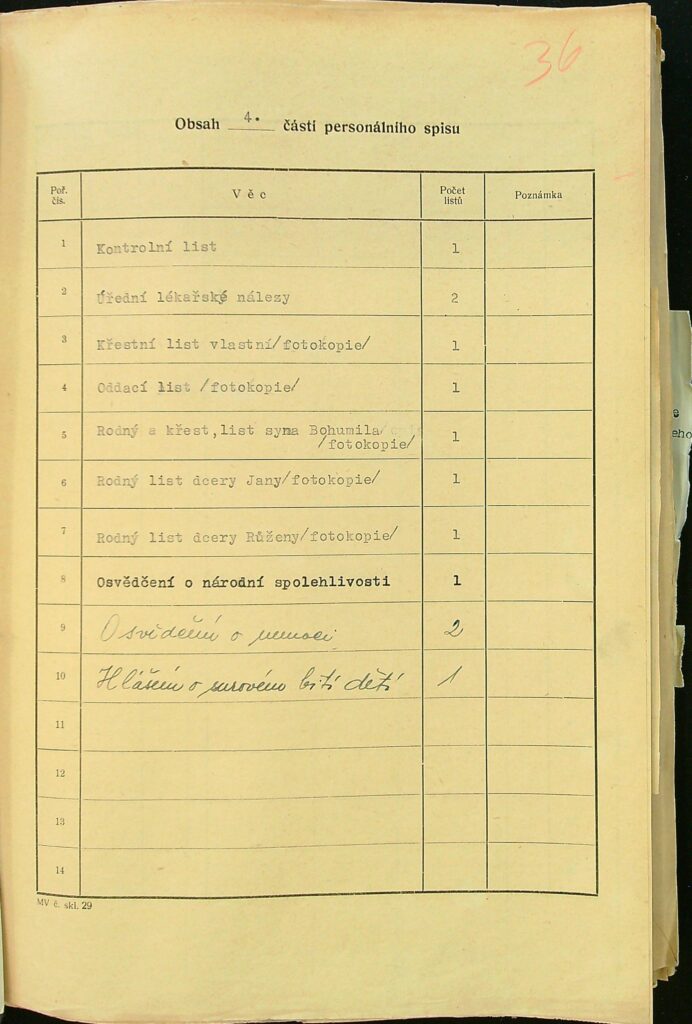 Jírek Lékařské Vysvědčení O žadateli (5)