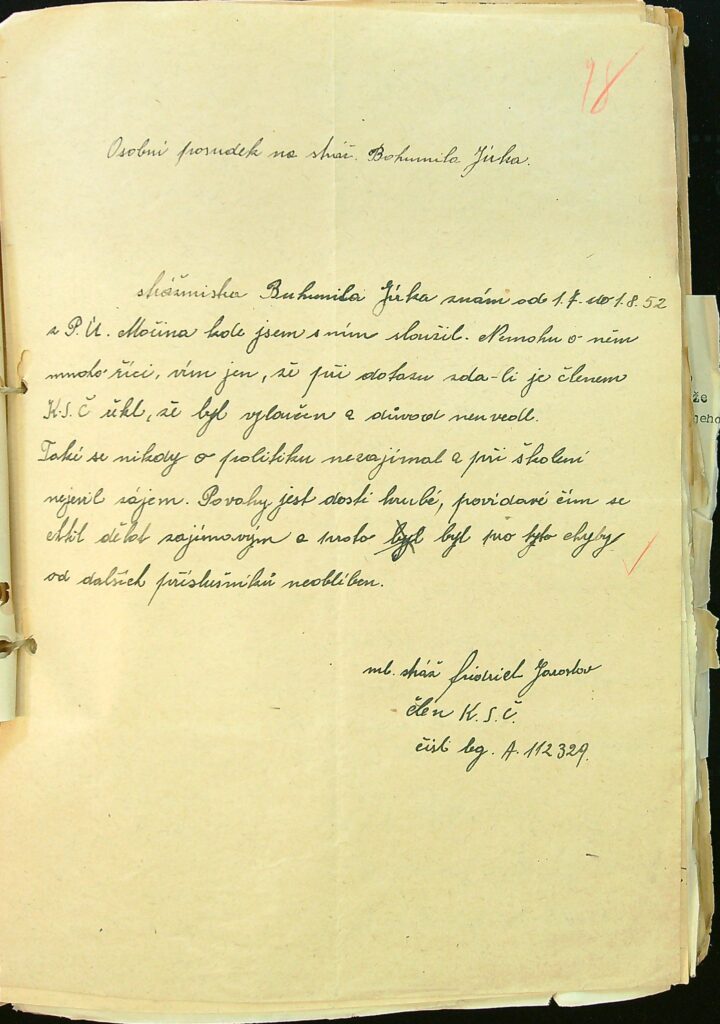 Jírek Osobní Posudek