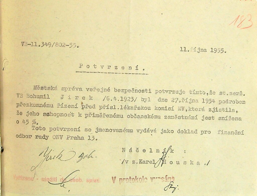 Jírek Potvrzení O Přezkumném řízení