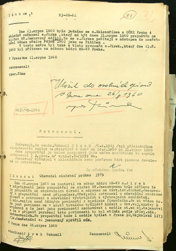 Jírek Potvrzení O Službě Mv