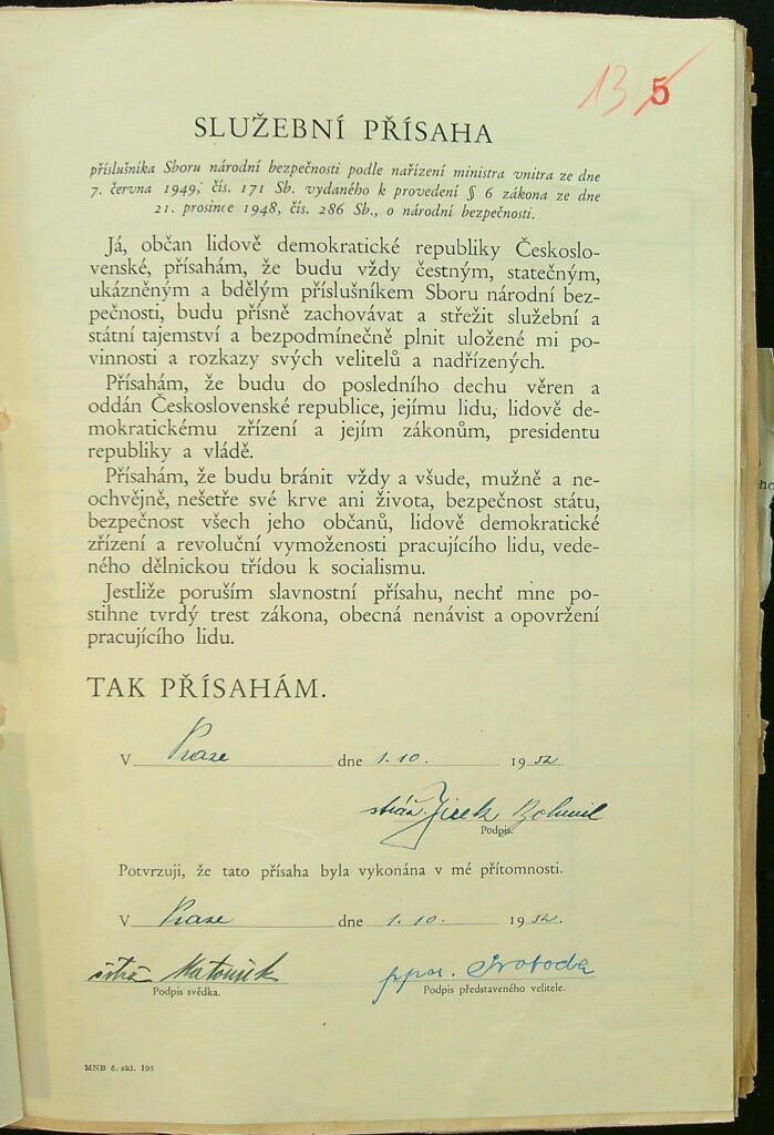 Jírek Služební Přísaha Svs