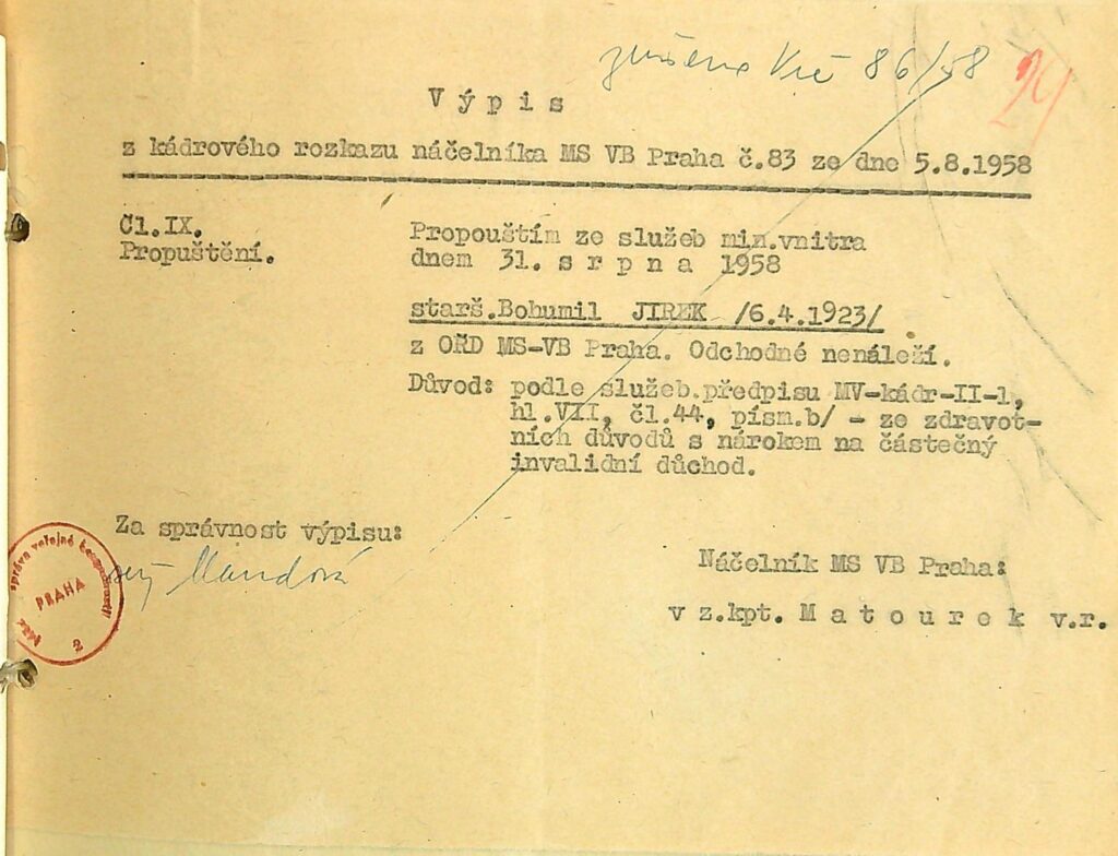 Jírek Výpis Z Rozkazu O Propuštění Ze Služeb Mv (2)