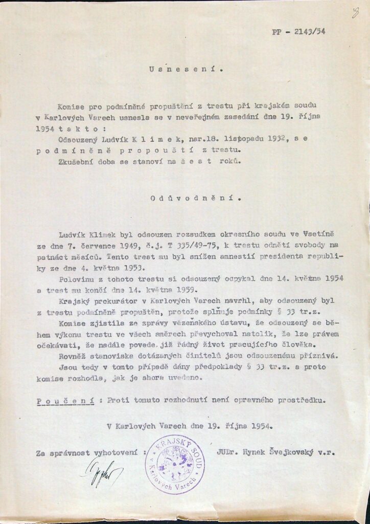 Klímek Osobní Vězeňský Spis (17)