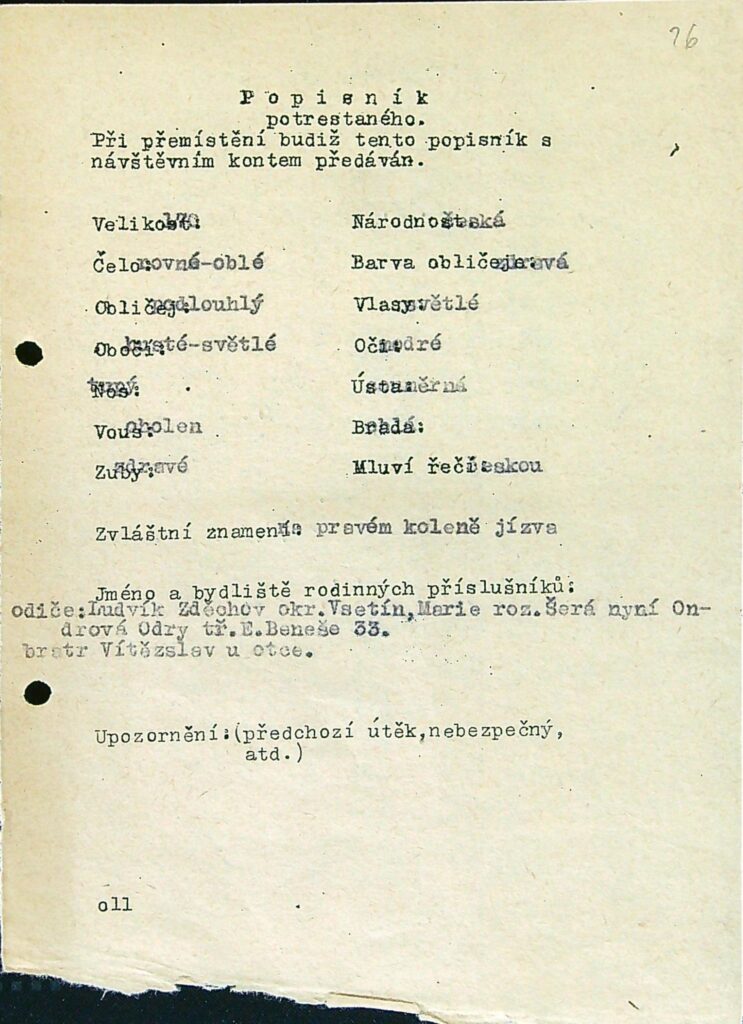 Klímek Osobní Vězeňský Spis (25)