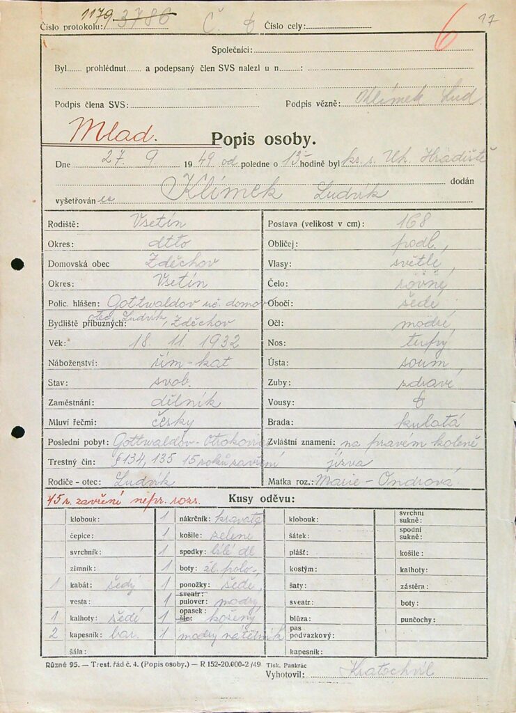 Klímek Osobní Vězeňský Spis (27)