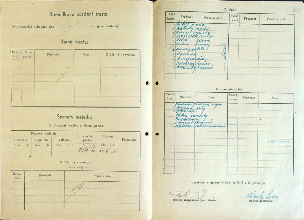Klímek Osobní Vězeňský Spis (37)