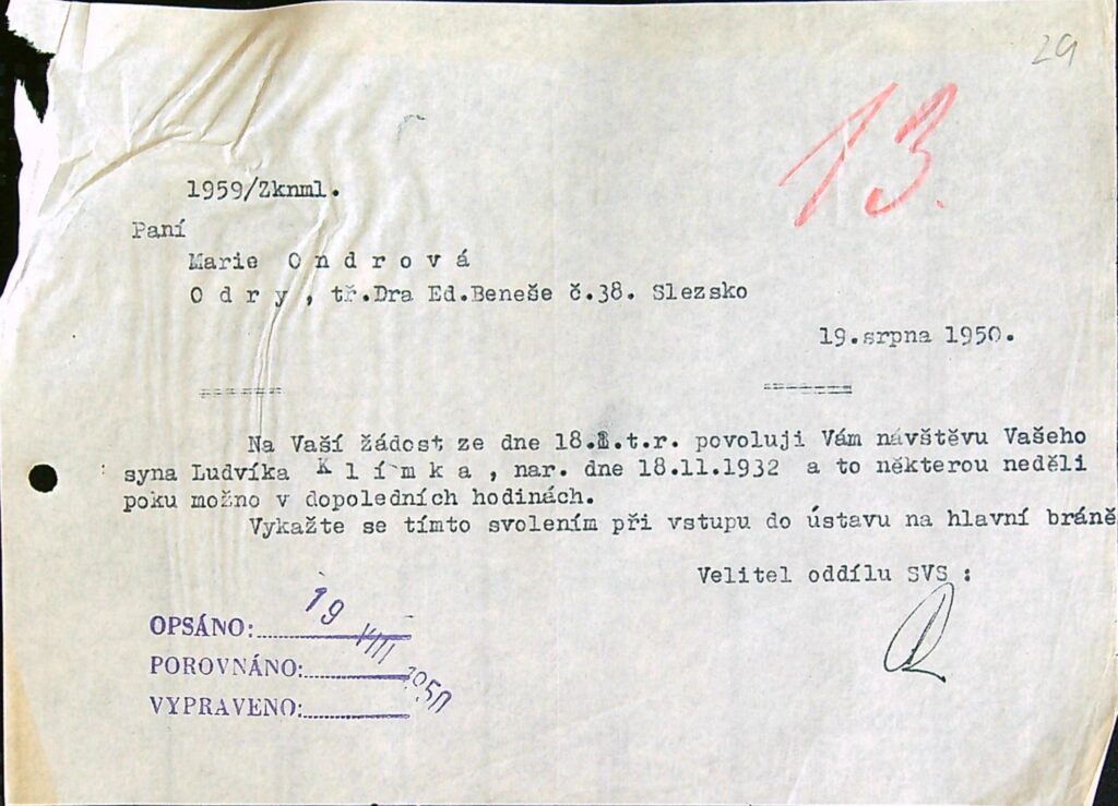 Klímek Osobní Vězeňský Spis (45)