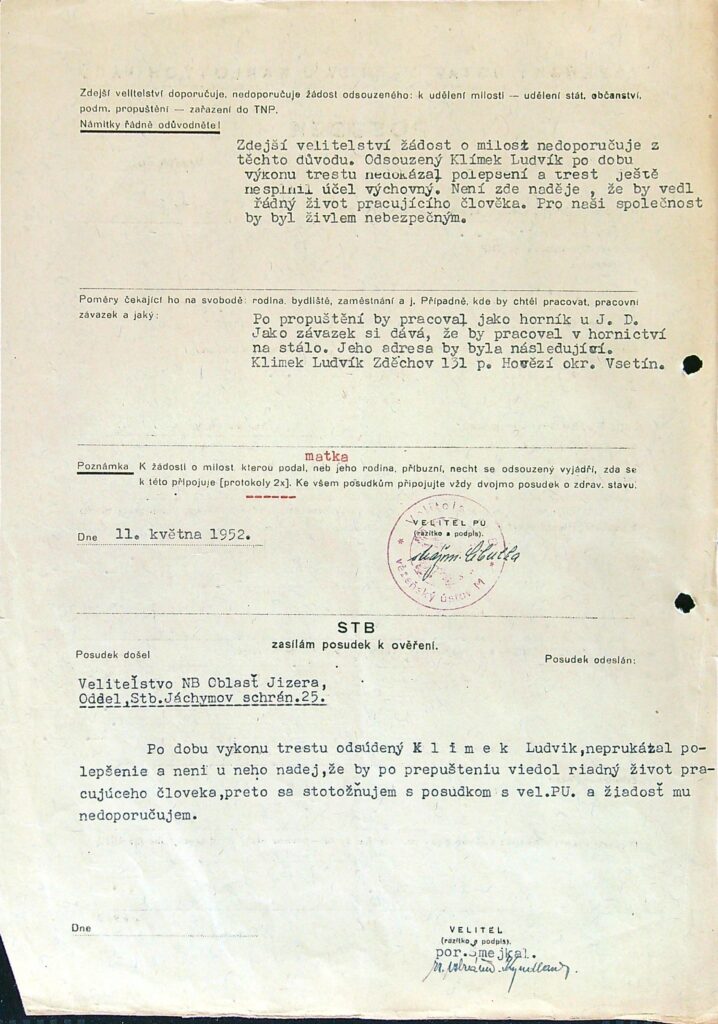 Klímek Osobní Vězeňský Spis (56)