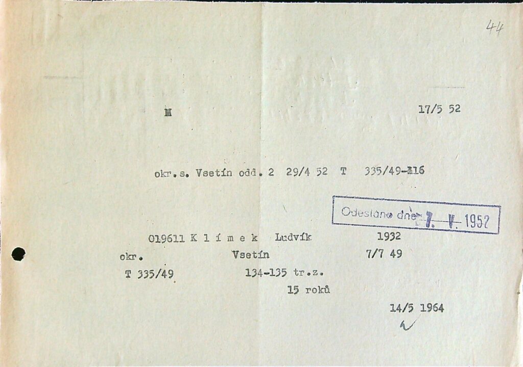 Klímek Osobní Vězeňský Spis (59)