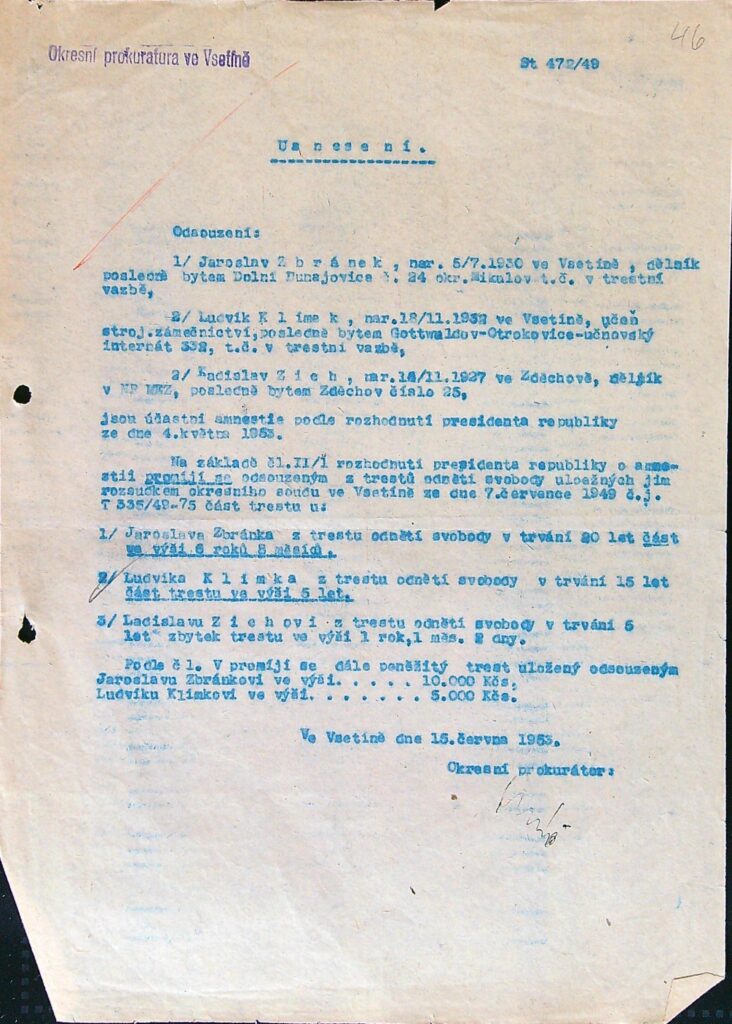 Klímek Osobní Vězeňský Spis (62)
