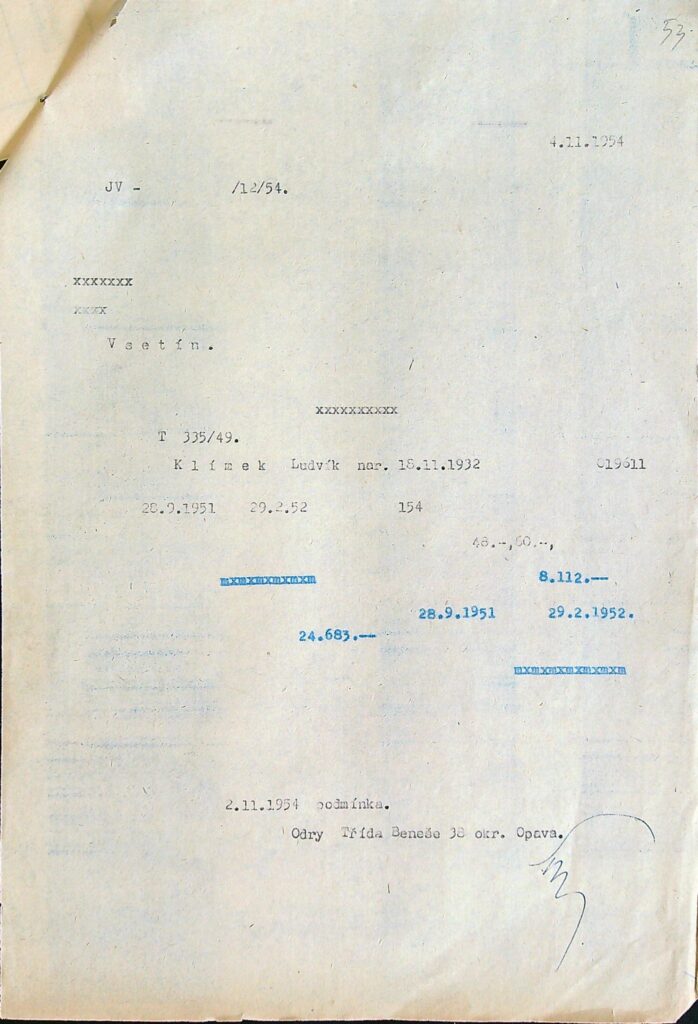 Klímek Osobní Vězeňský Spis (70)