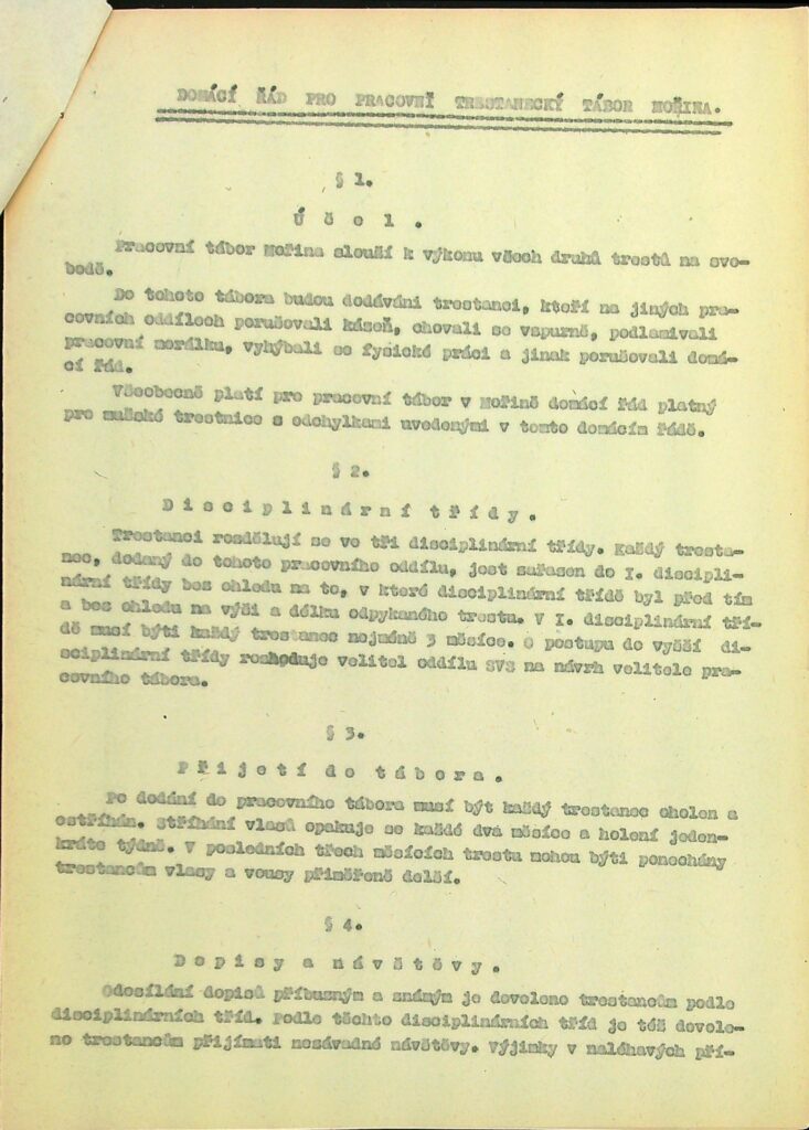 Domácí řád PÚ Mořina 9.5. 1949, s.2