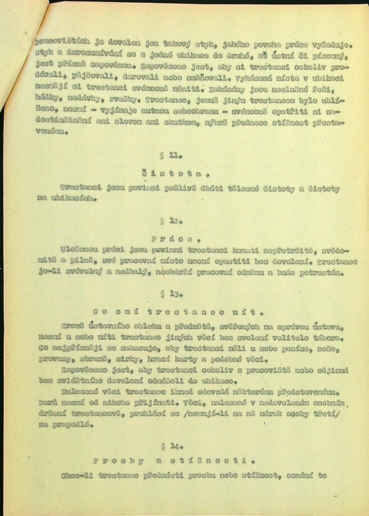 Domácí řád PÚ Mořina 9.5. 1949, s.4
