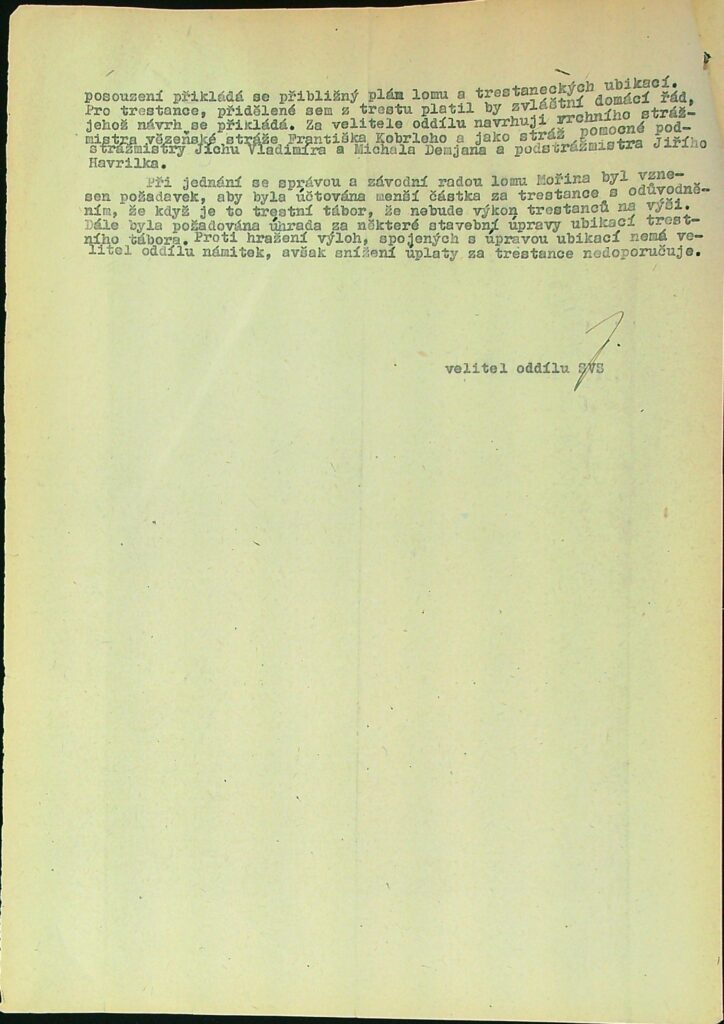 Zřízení PÚ Mořina 4.5. 1949, s.2