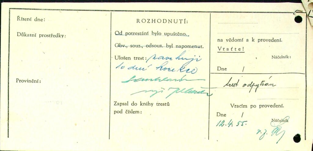 Rosendorf Osobní Vězeňský Spis (11)