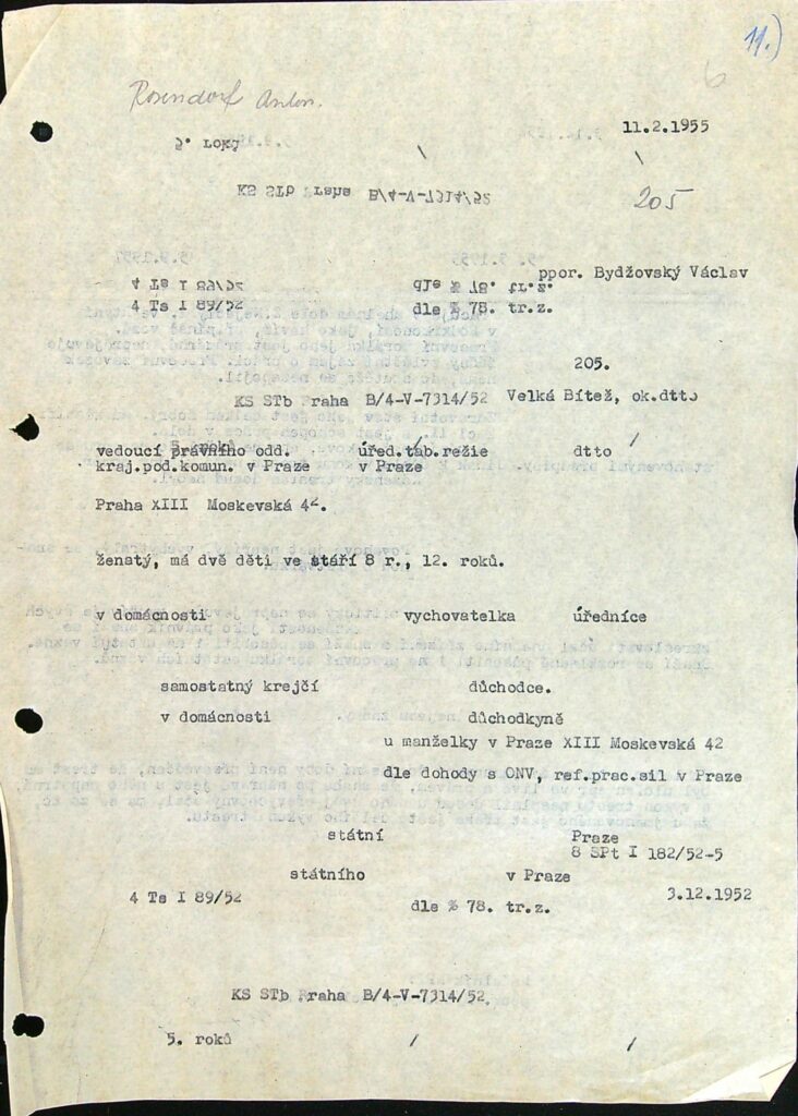 Rosendorf Osobní Vězeňský Spis (13)