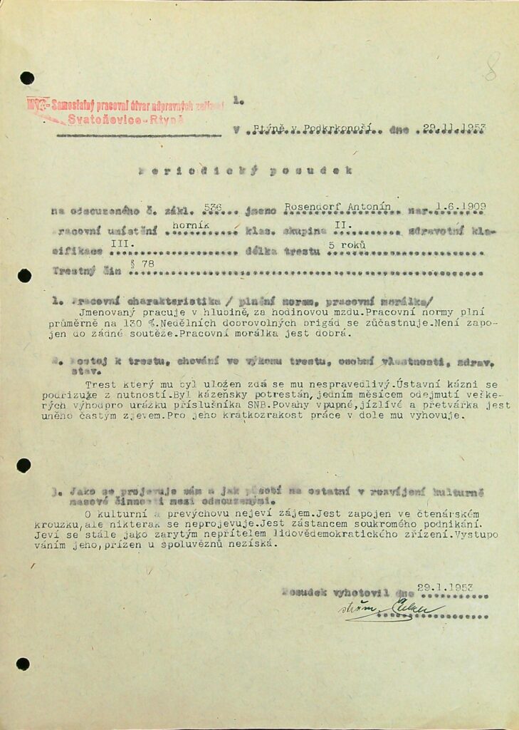 Rosendorf Osobní Vězeňský Spis (15)