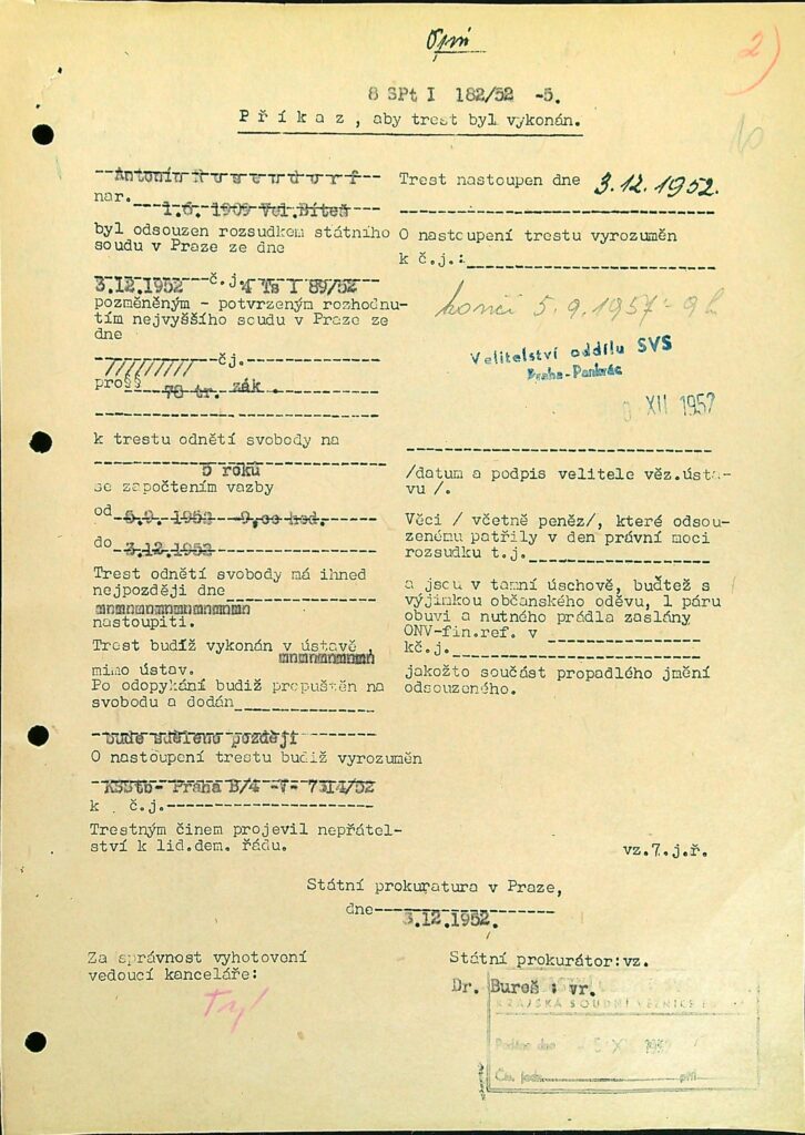 Rosendorf Osobní Vězeňský Spis (17)