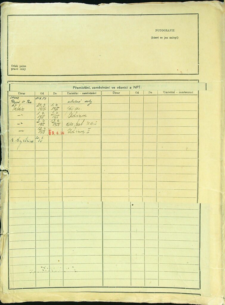 Rosendorf Osobní Vězeňský Spis (2)