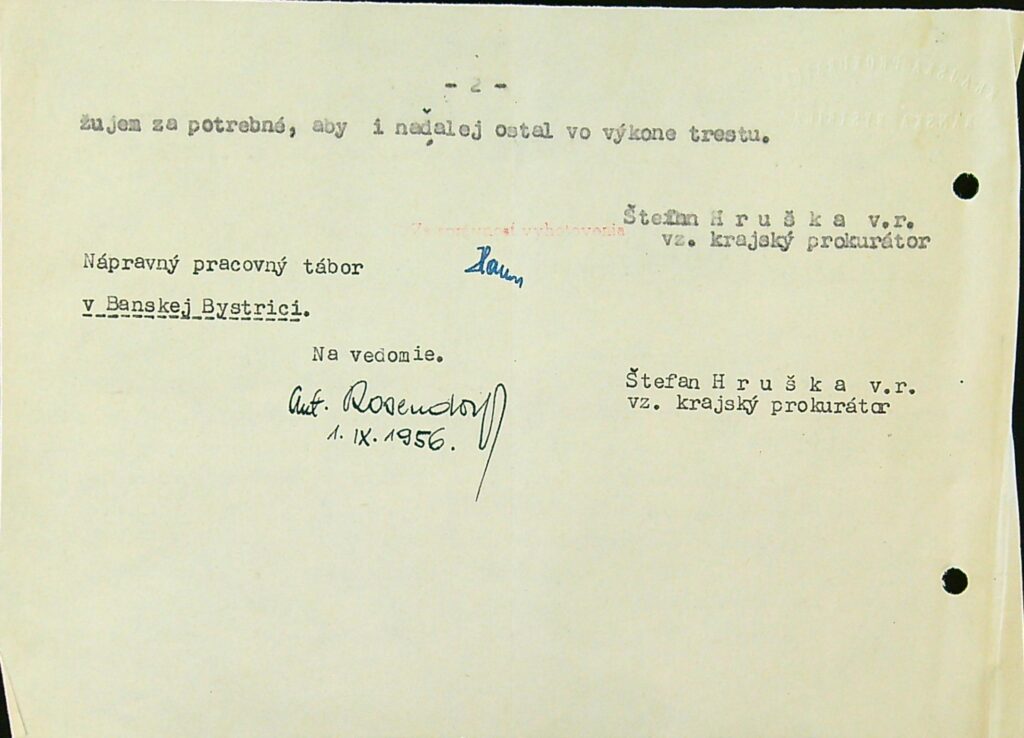 Rosendorf Osobní Vězeňský Spis (33)