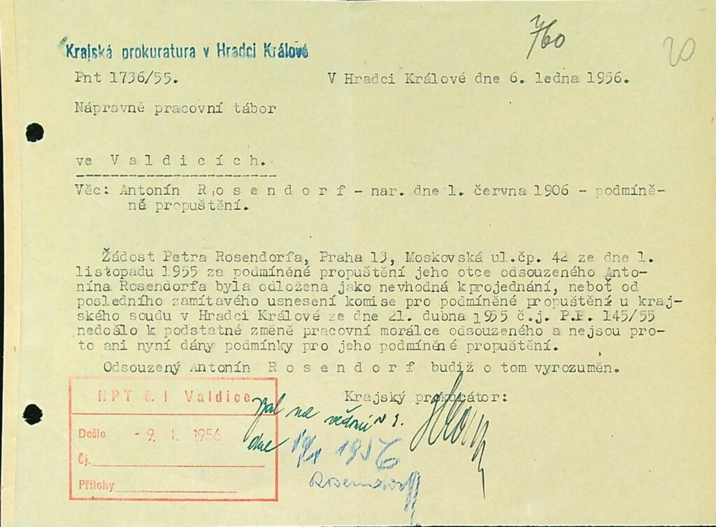 Rosendorf Osobní Vězeňský Spis (34)