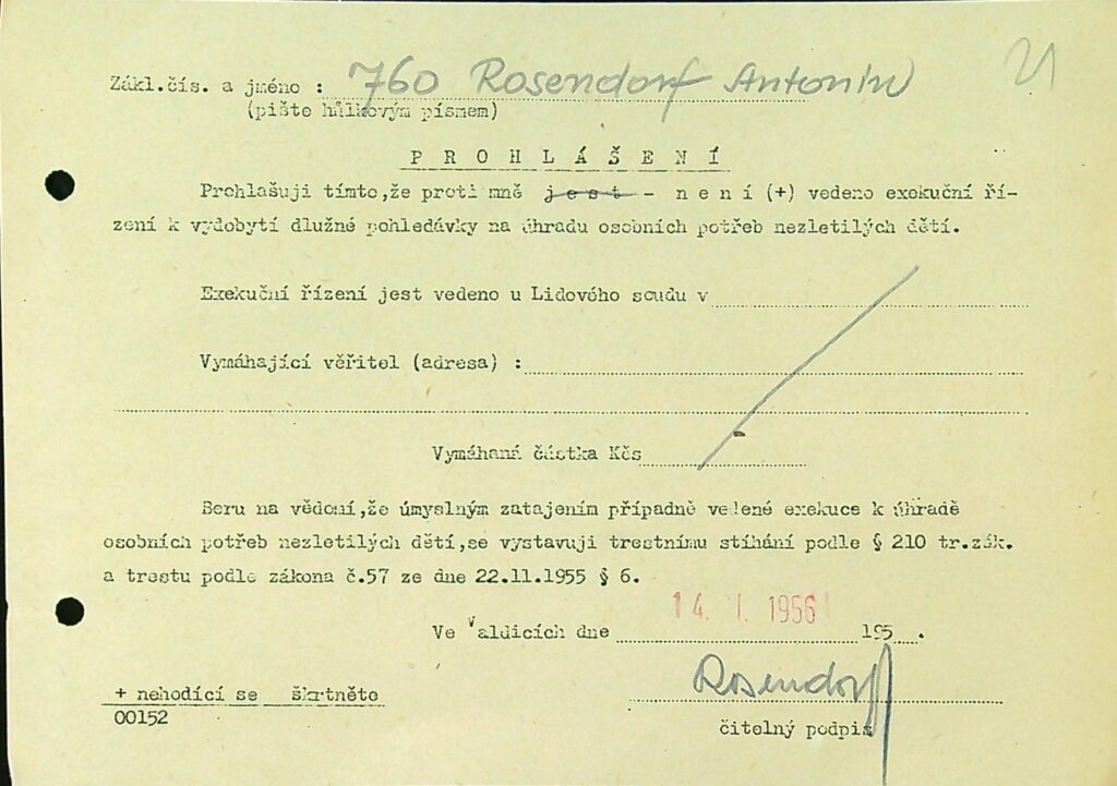 Rosendorf Osobní Vězeňský Spis (35)