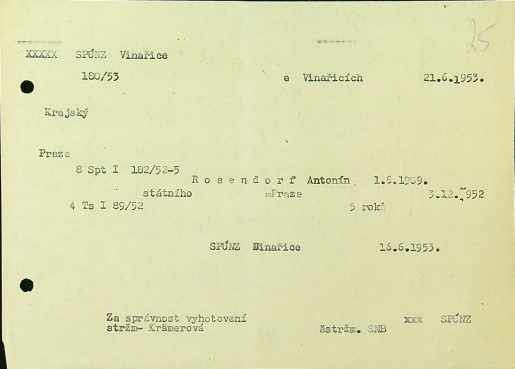 Rosendorf Osobní Vězeňský Spis (39)
