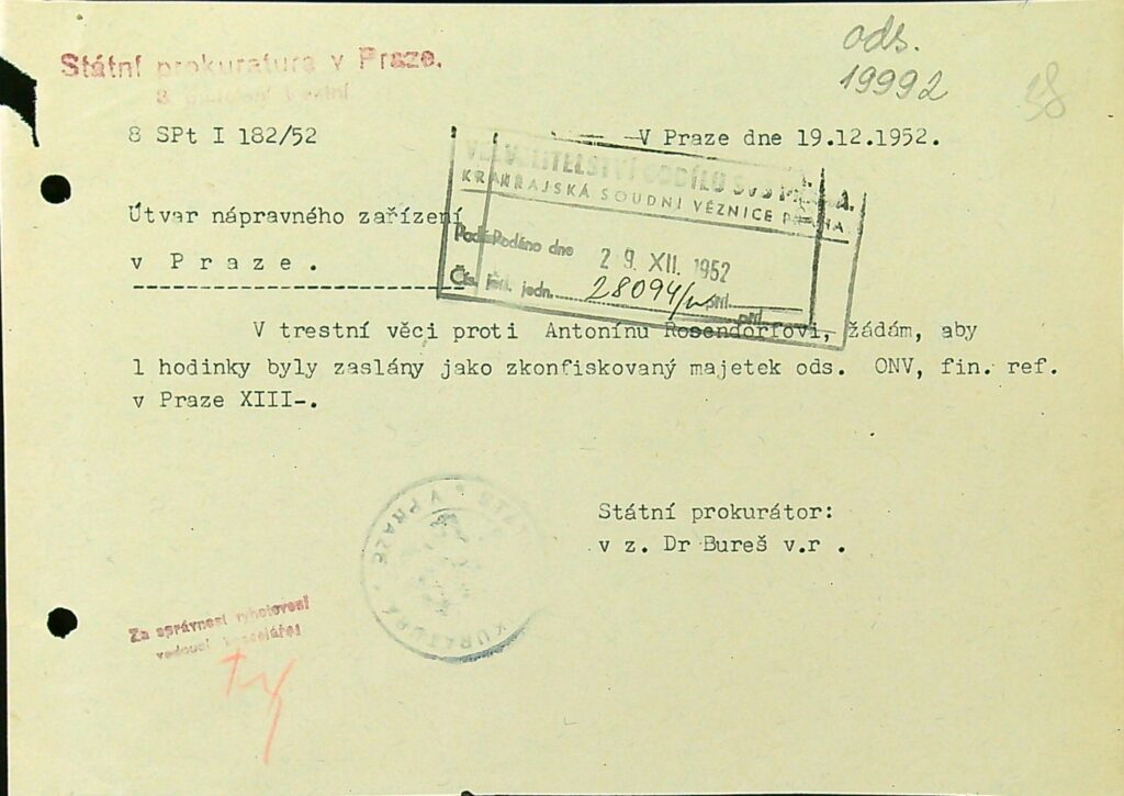Rosendorf Osobní Vězeňský Spis (58)