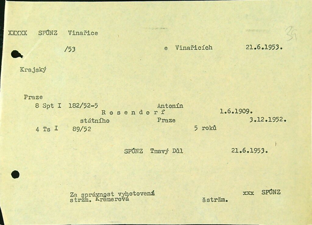 Rosendorf Osobní Vězeňský Spis (59)