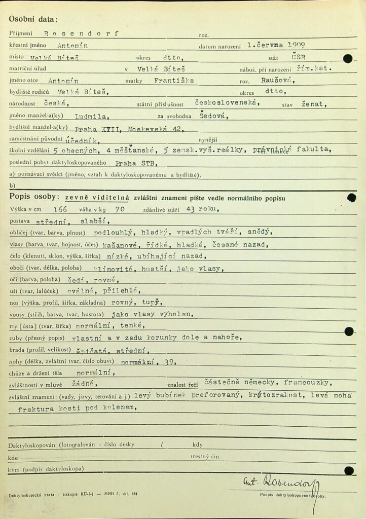 Rosendorf Osobní Vězeňský Spis (61)