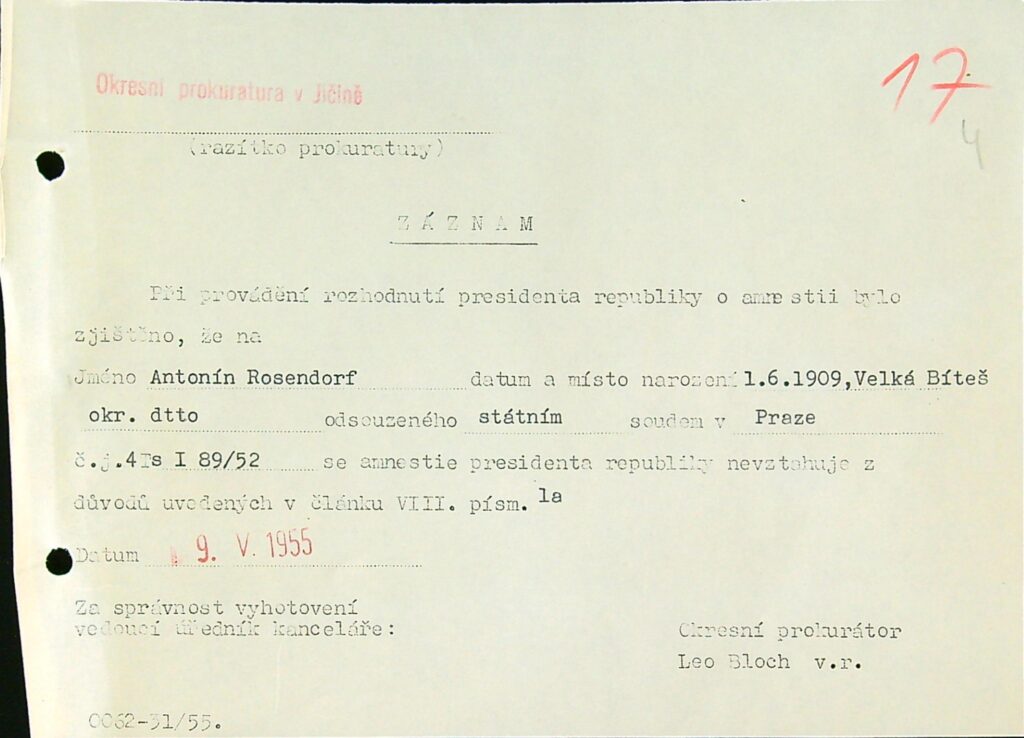 Rosendorf Osobní Vězeňský Spis (7)
