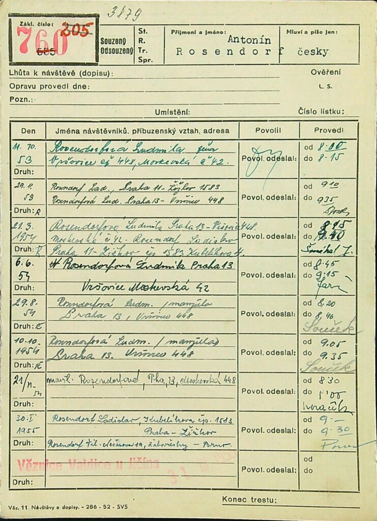 Rosendorf Osobní Vězeňský Spis (75)