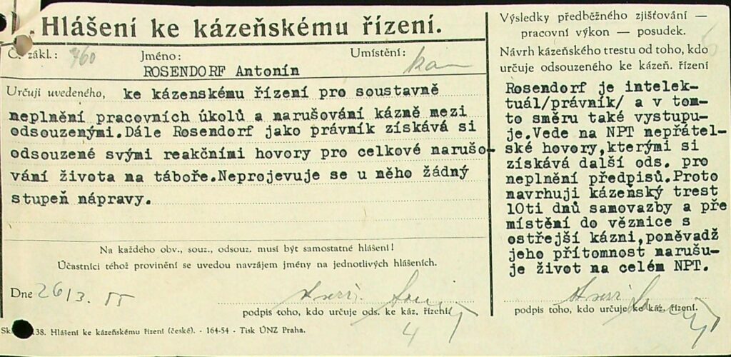 Rosendorf Osobní Vězeňský Spis (8)