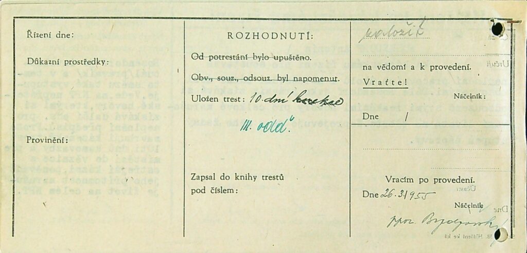 Rosendorf Osobní Vězeňský Spis (9)