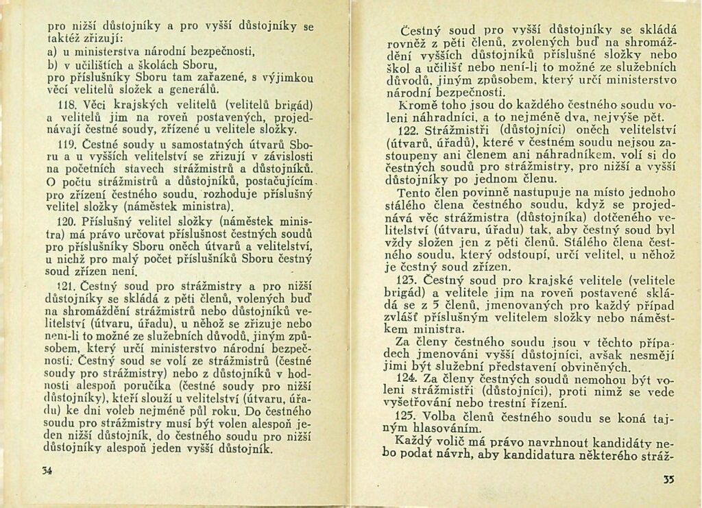 Kázeňský řád Snb Mnb 1950 (19)