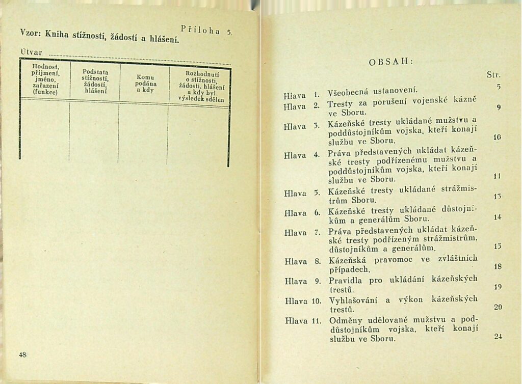 Kázeňský řád Snb Mnb 1950 (26)