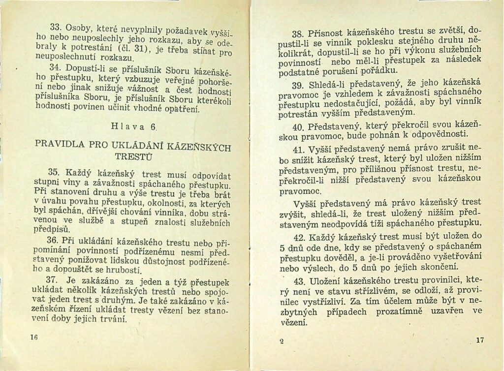 Kázeňský řád Svs Ms 1950 (10)
