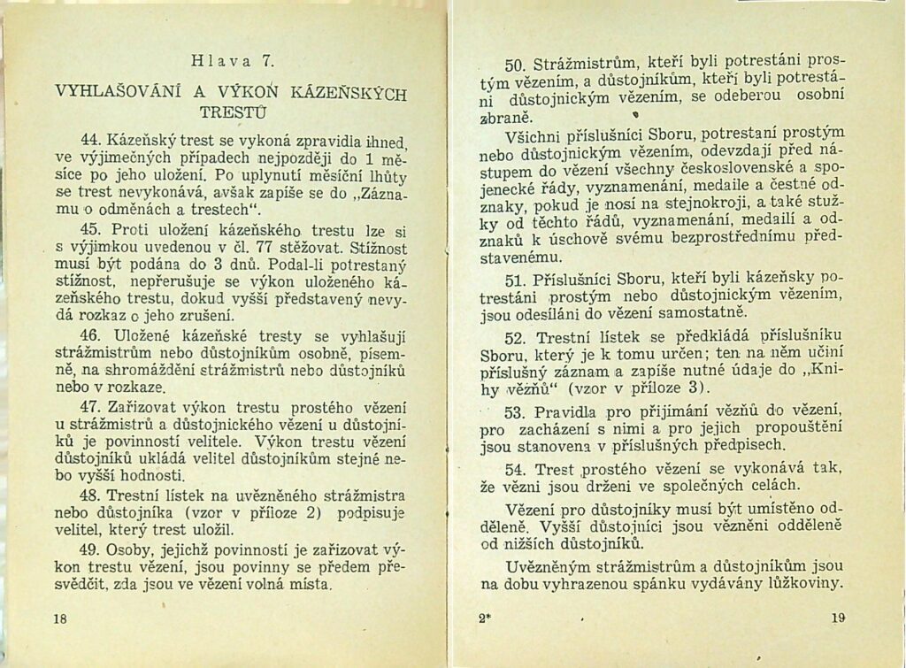 Kázeňský řád Svs Ms 1950 (11)