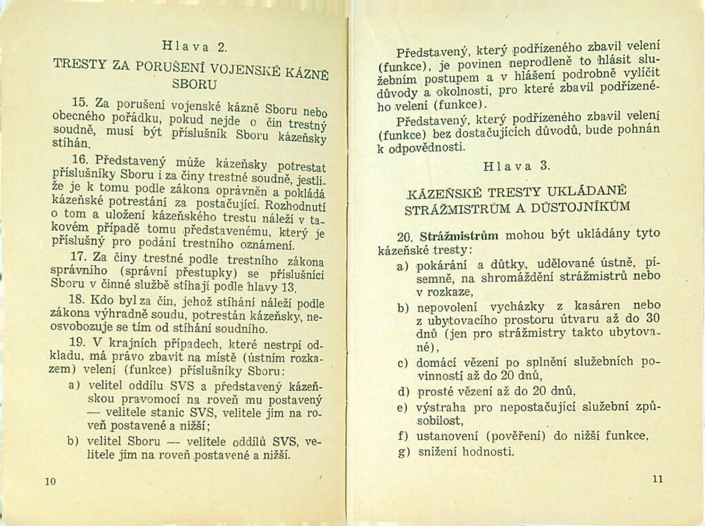 Kázeňský řád Svs Ms 1950 (7)