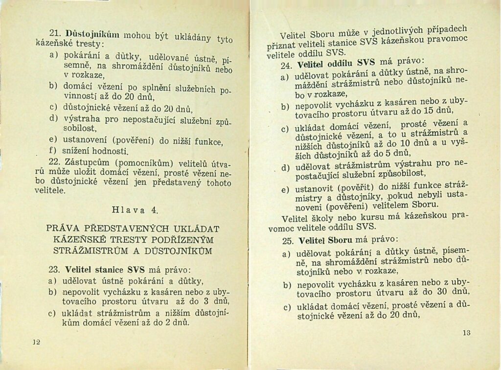 Kázeňský řád Svs Ms 1950 (8)