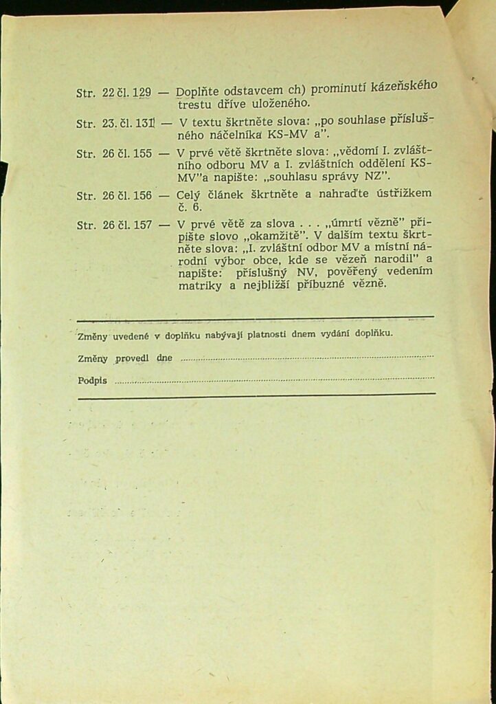 Řád Pro Npt Mv 1955 Doplňky (2)