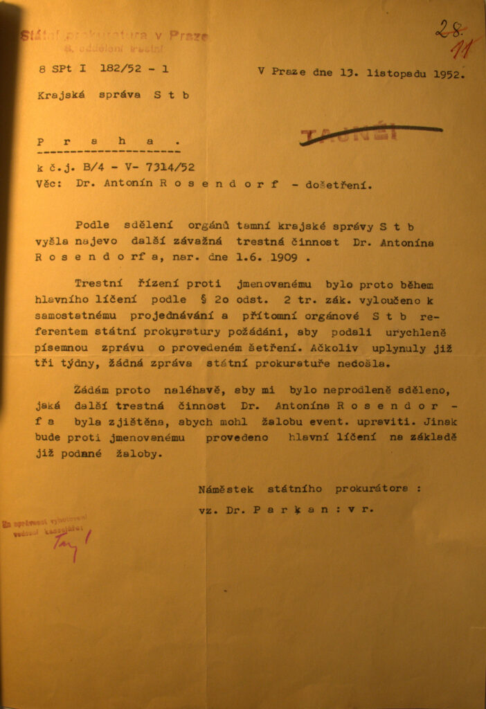 Rosendorf Došetření