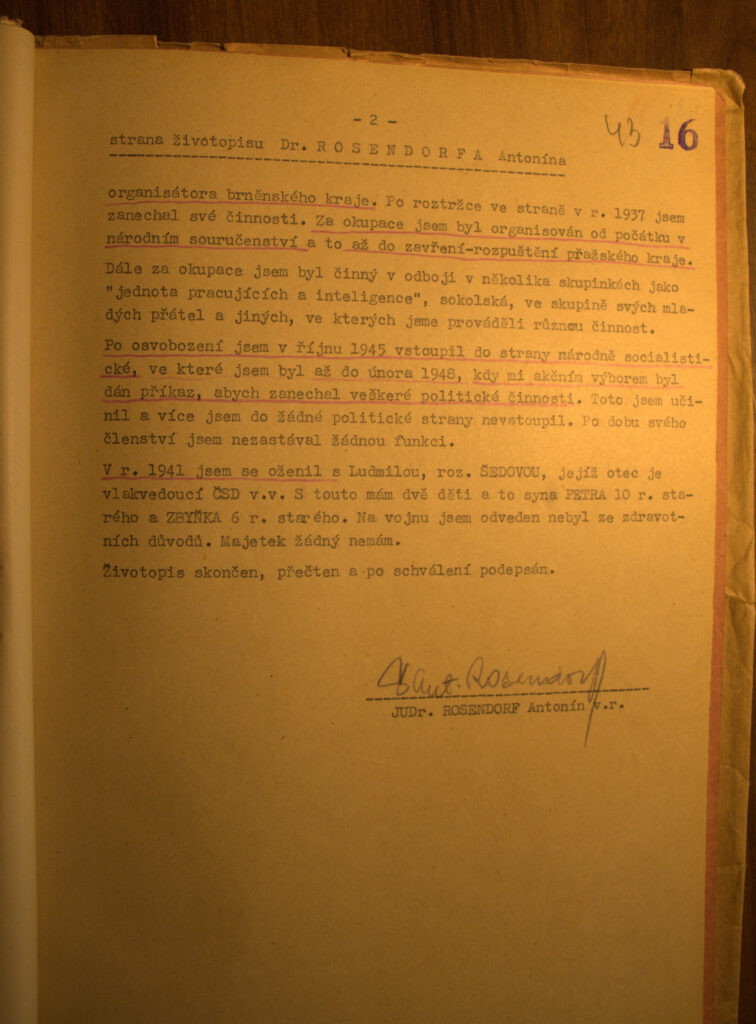 Rosendorf Osobní Spis Životopis S.2