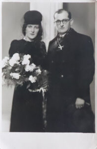 S manželkou Ludmilou (prosinec 1941)